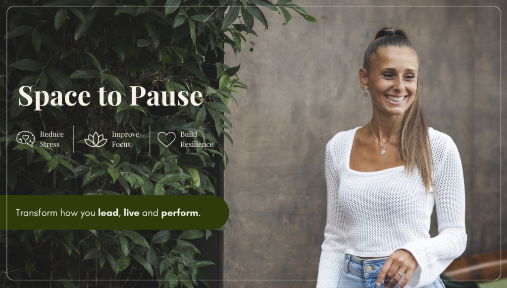 space to pause